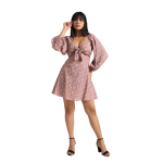 Tie Detail Mini Dress
